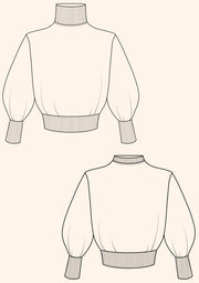 Rib Sweater PDF Pattern