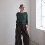 Boatneck Top & Spring Trousers