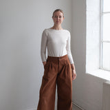 Boatneck Top & Spring Trousers