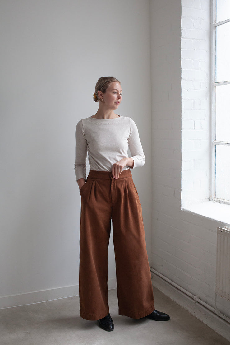 Boatneck Top | Spring Trousers
