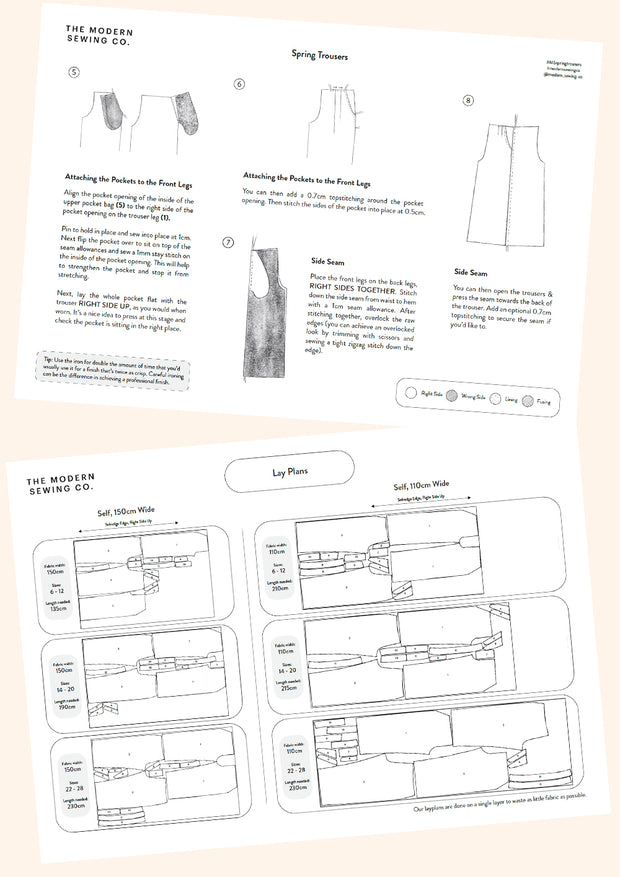 Spring Trousers PDF Pattern