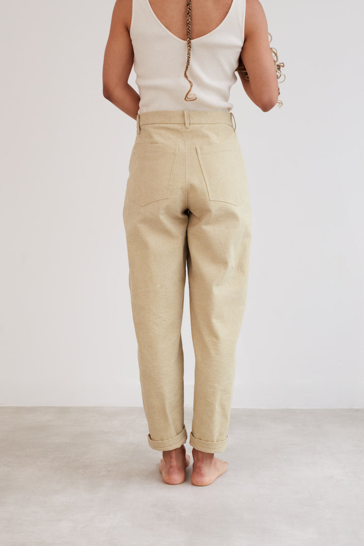 Buy Trousers with pockets | Cordruoy Pants | Natural Dye | Eco printed  trousers Online on Brown Living | Womens Trousers